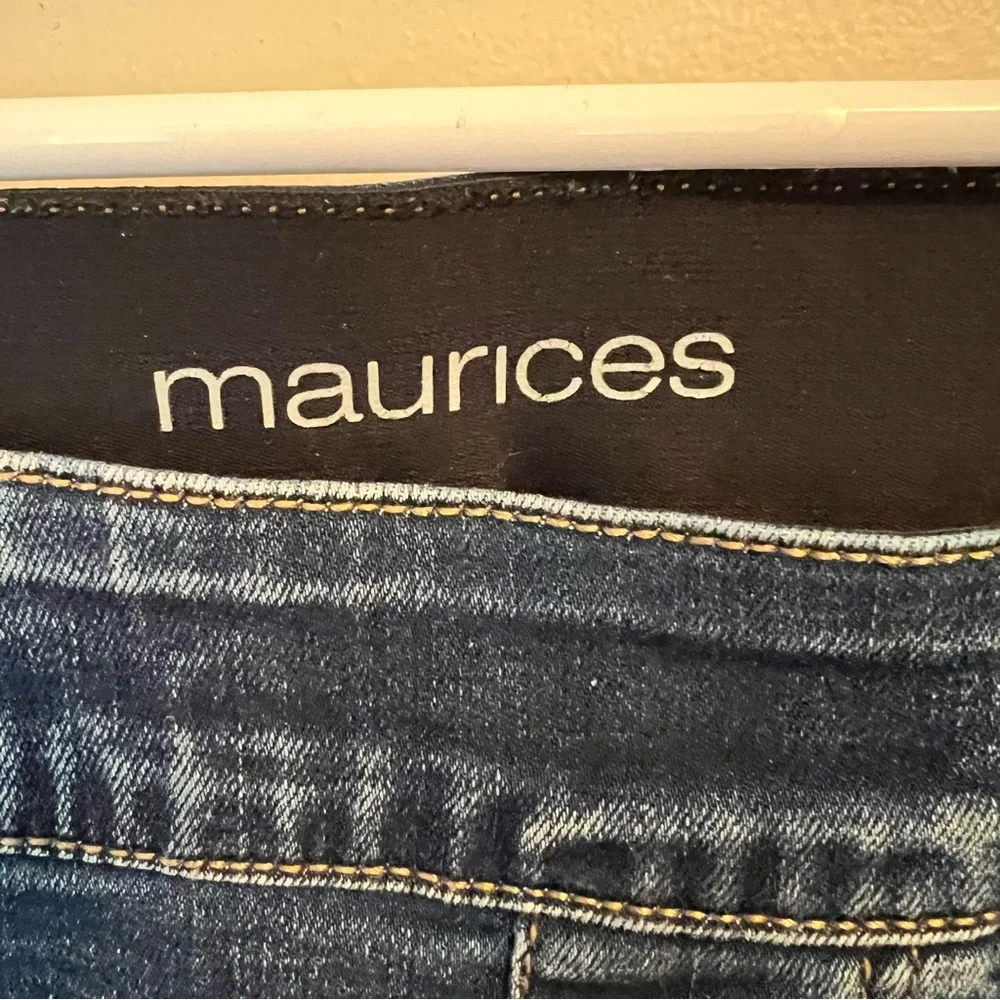 SOLD. MAURICES Womens Jeggings Skinny Leg Stretch Blue Size SR Small Regular - Picture 6 of 10